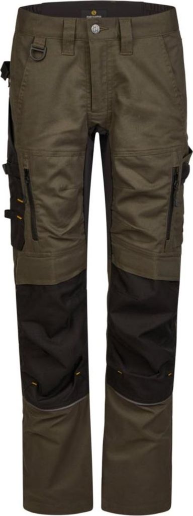 Hans Schäfer Damen-SMART Bundhose - Oliv, Gr. 42, 80100D-9450-42