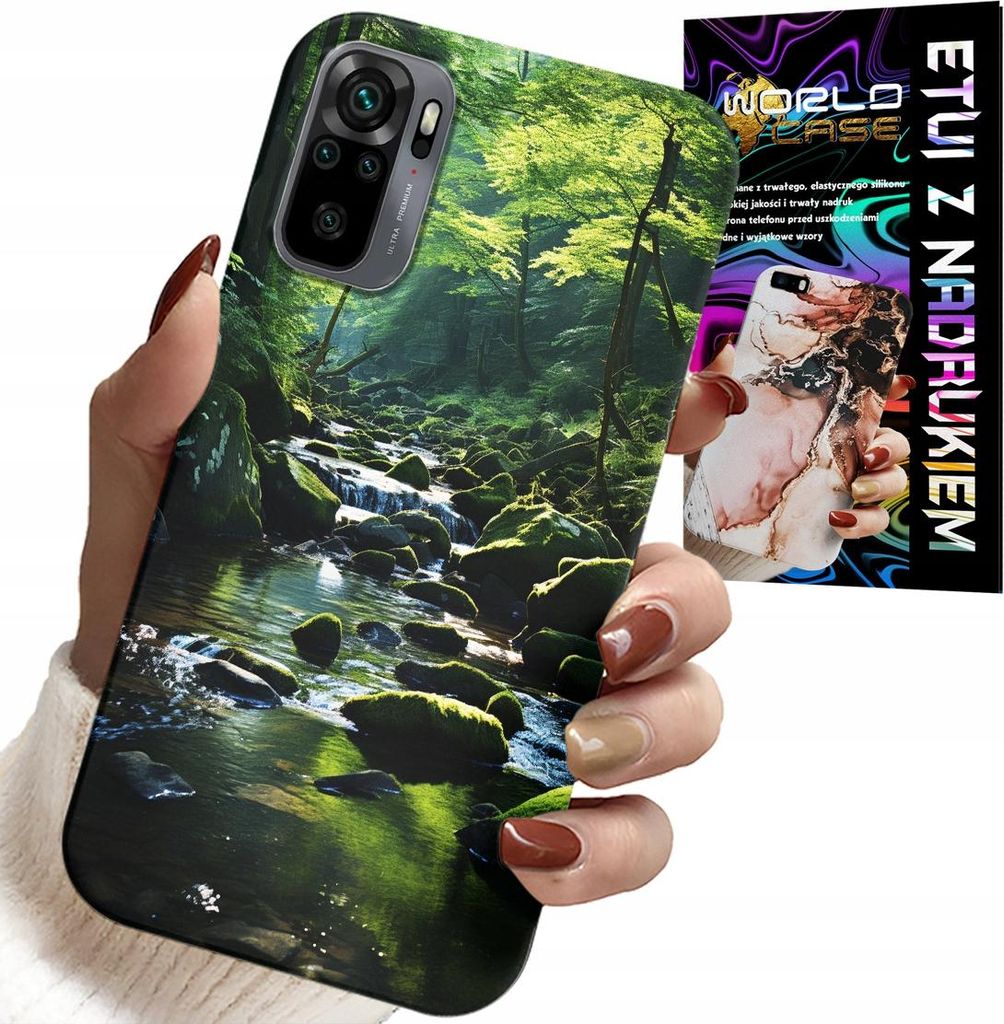 Fall Für Xiaomi Note 10 / 10S - Wald Fluss Strom Natur Ansichten