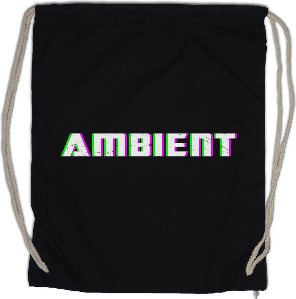 Urban Backwoods Ambient Glitch, Turnbeutel, Farbe: Schwarz