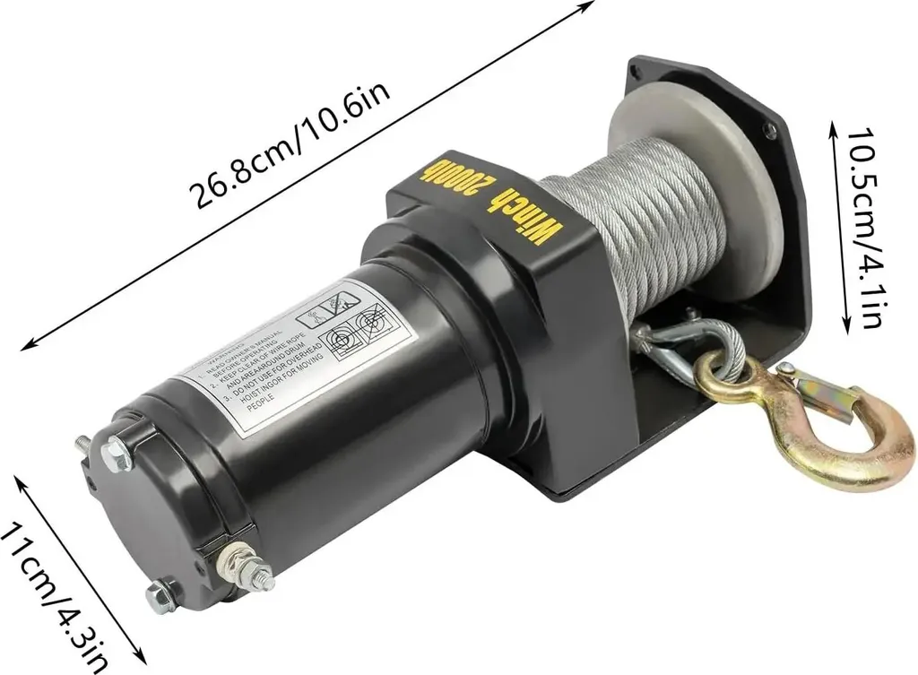 Treuil électrique 200 kg avec télécommande sans fil - Modèle Silver T200