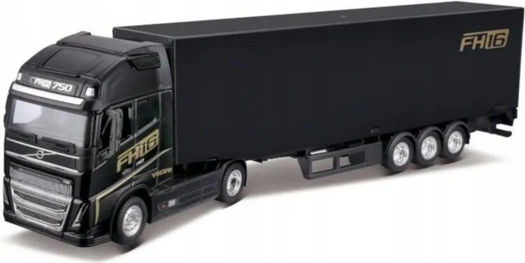 Bburago 1:43 Volvo FH16 Globetrotter 750 XXL avec Remorque Miniature