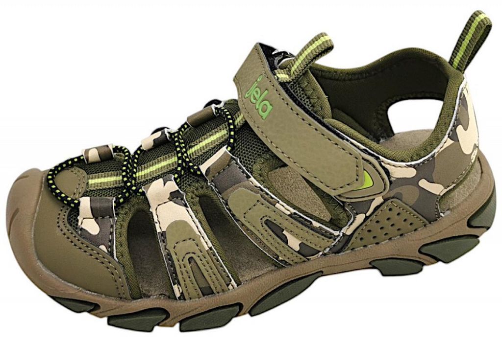 Jela Kinderschuhe Jungen Sandalen Grün Freizeit, Schuhgröße:33 EU