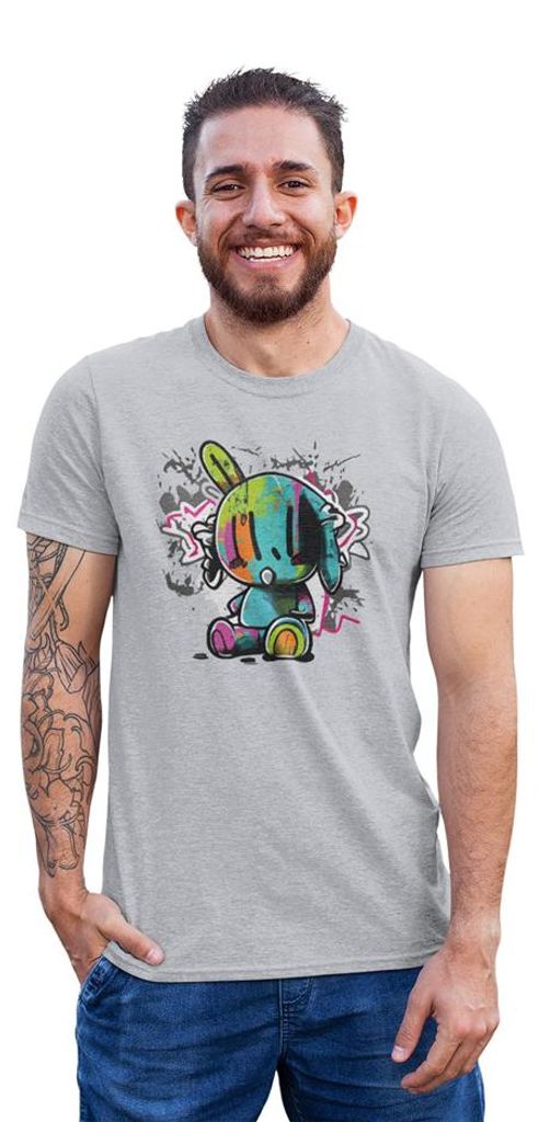 D&B Uni Polo ST00193 Bunny Grau-Größe 5XL