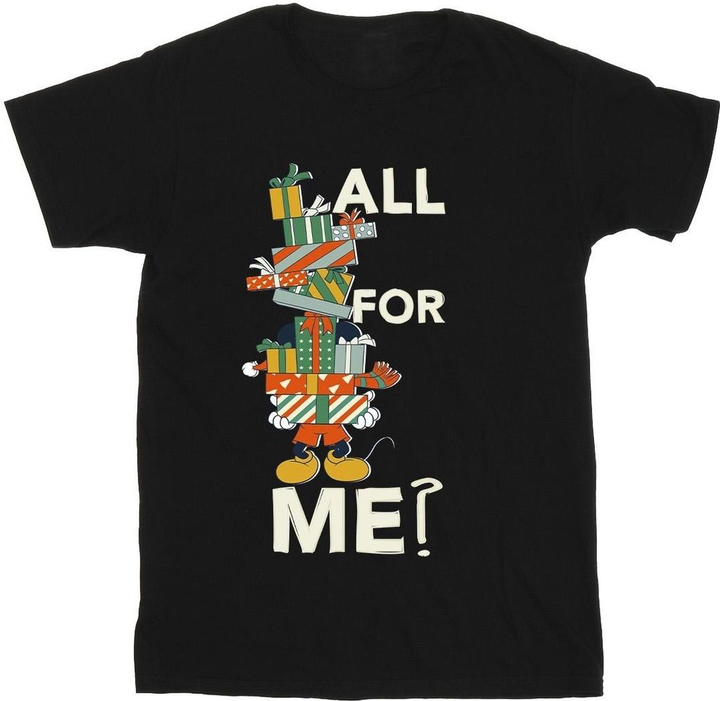 Disney - "Presents All For Me" T-Shirt für Herren BI42511 (XXL) (Schwarz)