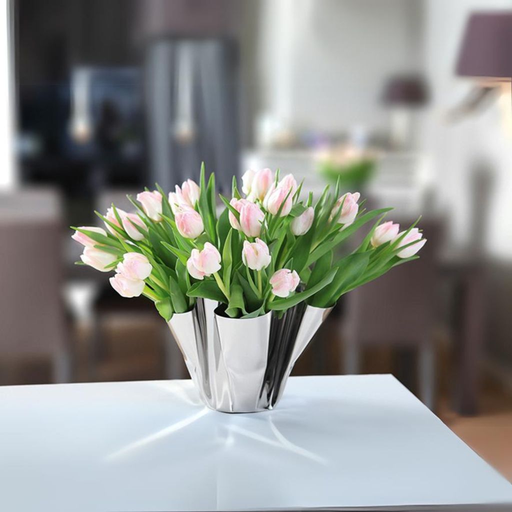 Philippi Margeaux Vase Edelstahlvase von Hand gefaltet  Produktbild 5