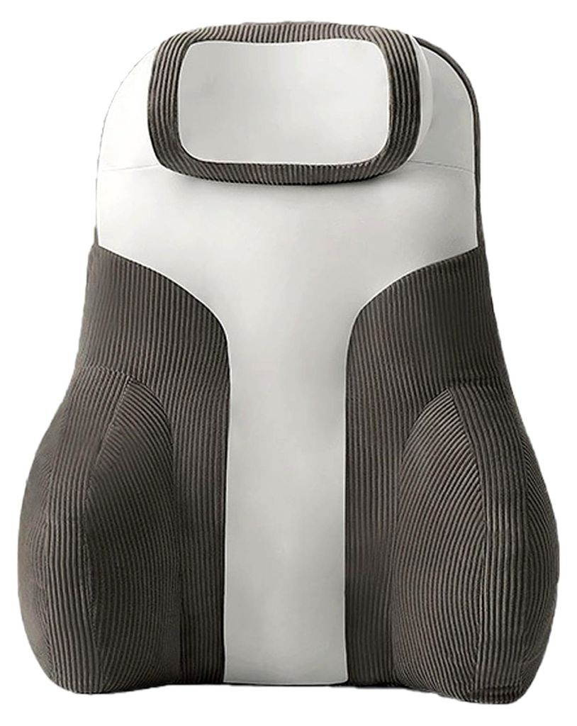 Lesekissen – 60 x 42 x 20 cm, Kissen zur Lendenwirbelstütze, ergonomische Rückenlehne | Weiches Armlehnen-Bettsitzkissen, Rückenstützkissen f...