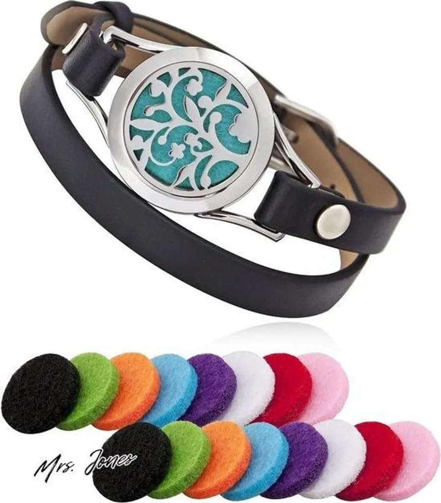 Bracelet d'Aromathérapie pour Femme Cadeau Idéal Zen et Bien-être