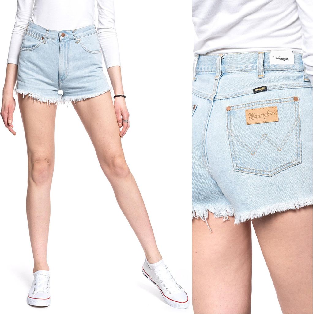 WRANGLER Damen, Shorts FESTIVAL, Regular fit, W26, Blau, Produktbild 