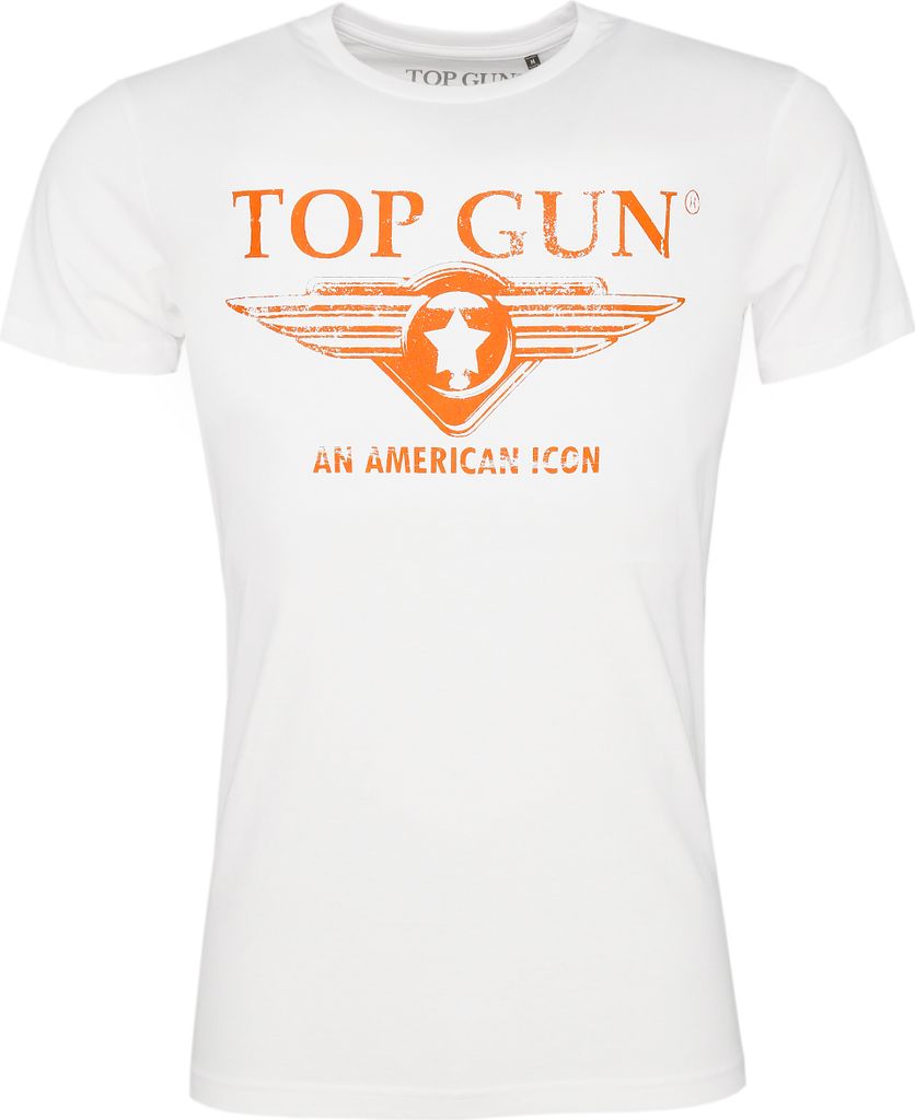 Top Gun T-Shirt Beach TG20191071 Herren orange 3XL