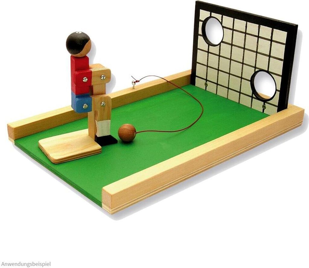 matches21 Mini Torwand Kicker Holz Bausatz f. Kinder Werkset Bastelset ab 12 Jahren