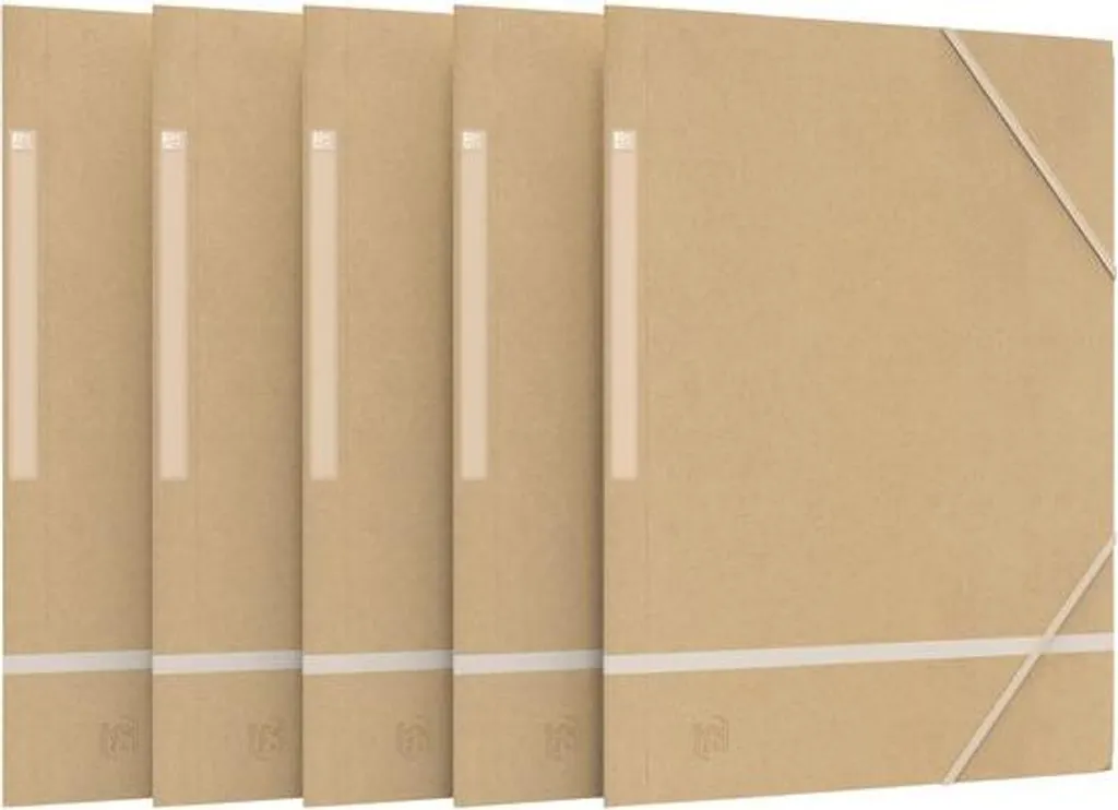 Chemise 3 rabats A4 rigide Oxford 450g à élastiques pour dossiers