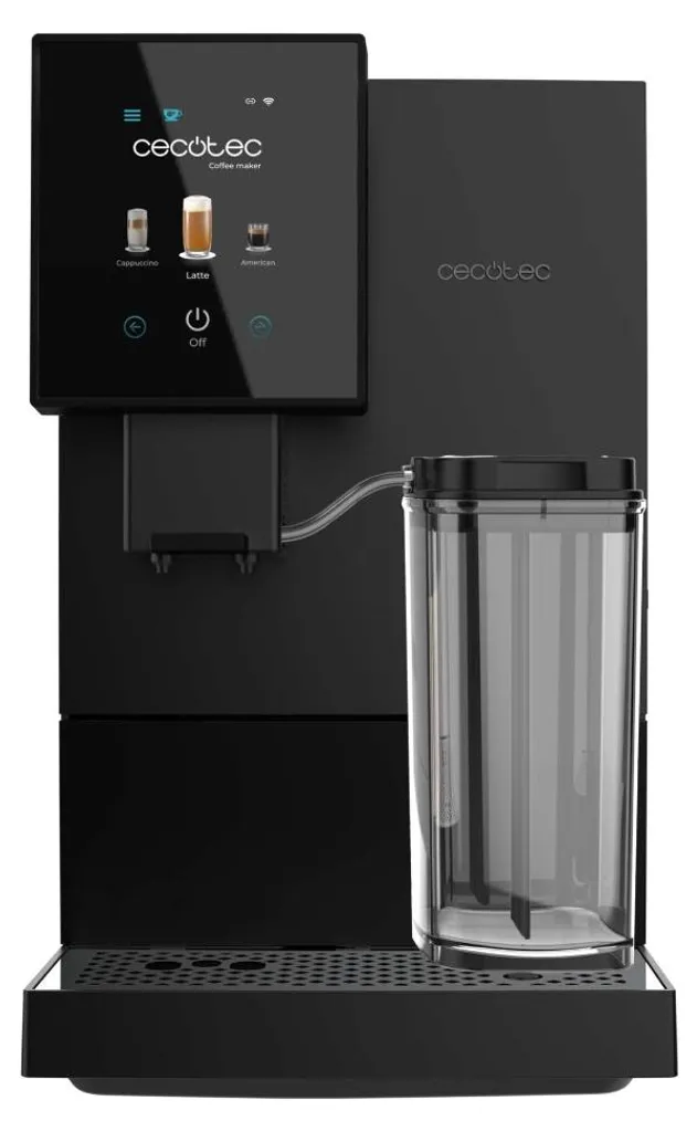 Cafetière Connectée Cecotec pour Espresso et Cappuccino Maison Noire