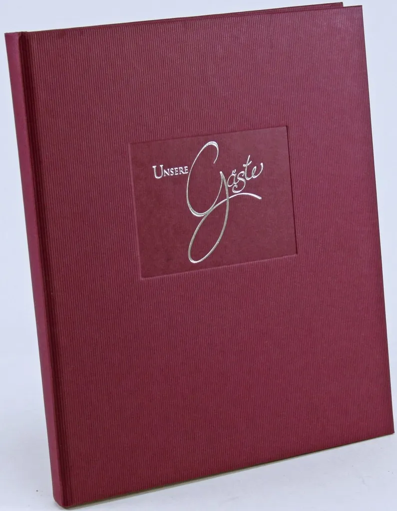 Grand album livre d'or mariage et événements Seda 23 x 25 cm coloris mûre