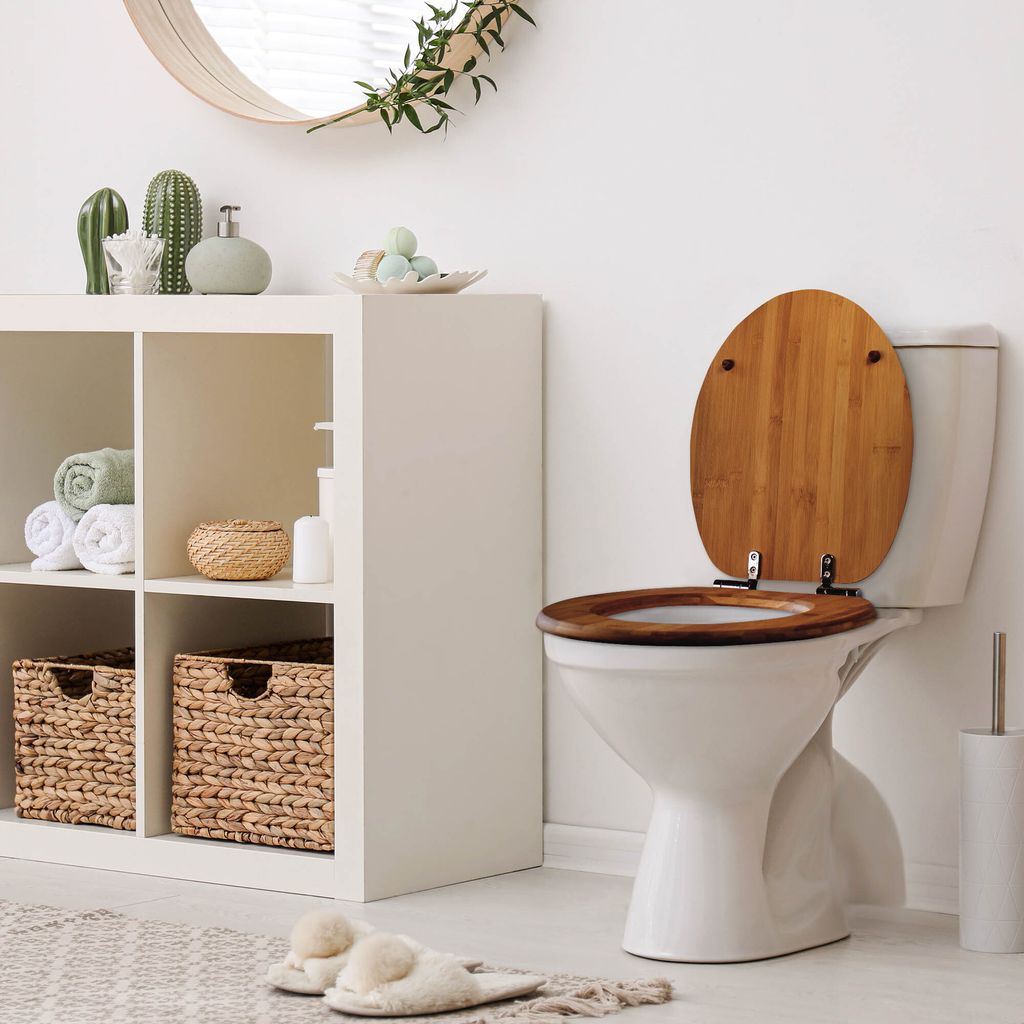 banjado Design WC Sitz Bambus Absenkautomatik -Modernes Produktbild 9