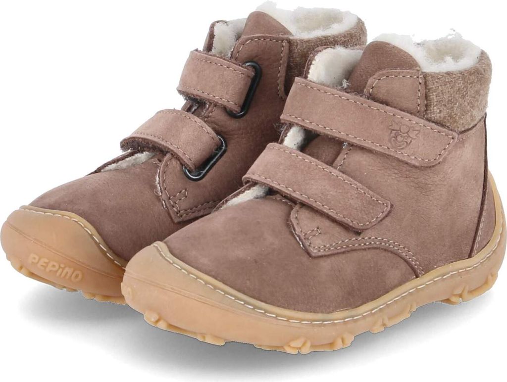 Pepino Kinder Stiefeletten/ Lauflernschuhe NICO Braun Leder Produktbild 