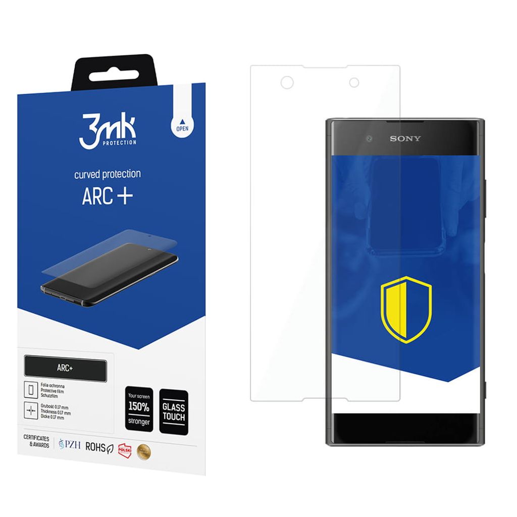 3mk Display Schutzfolie ARC+ für Sony Xperia XA1 Plus 0,17mm Self-Heal