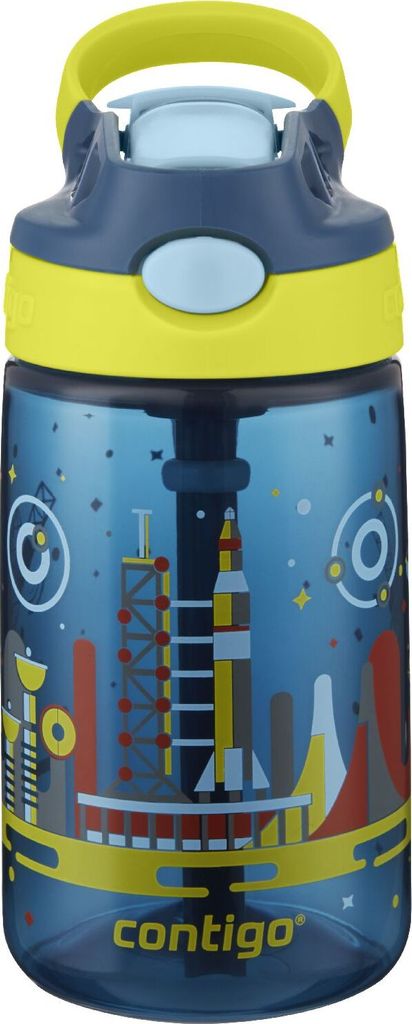 ContiGo! Trinkflasche Kinder Gizmo Flip Nautical with Space mit 420ML Fassungsvermögen