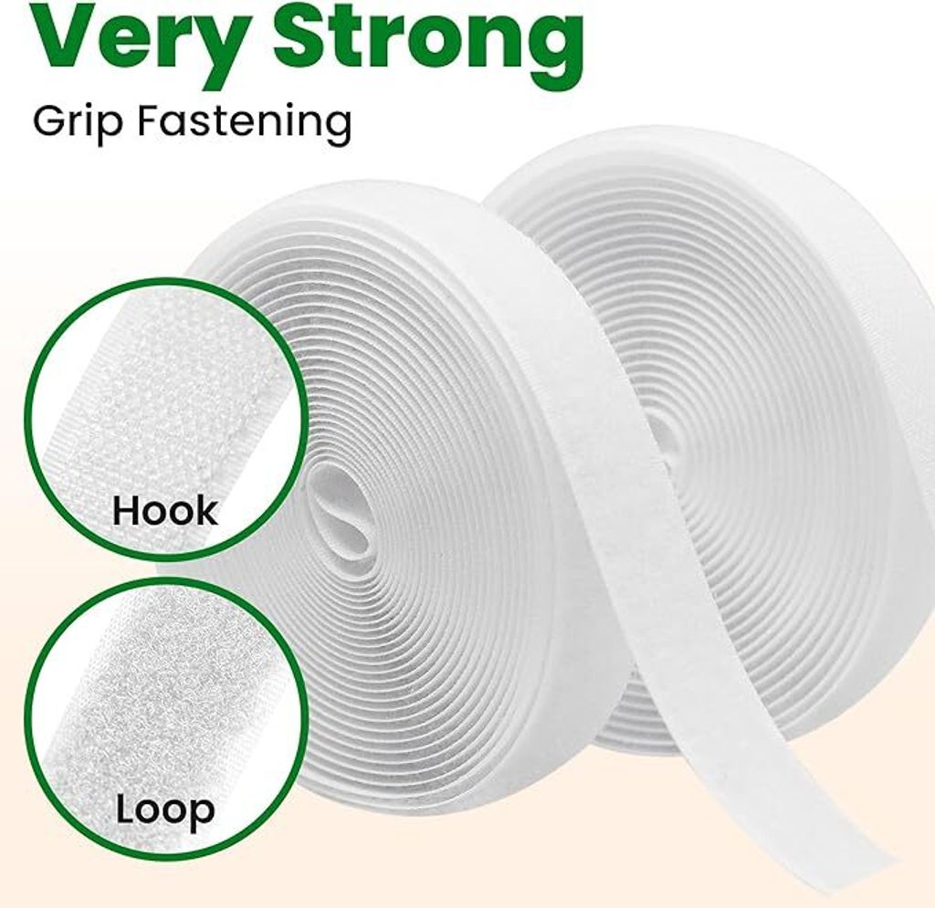 XKDOUS Klettband Selbstklebend 25 Stück - 3x10cm Extra Stark Schwarz