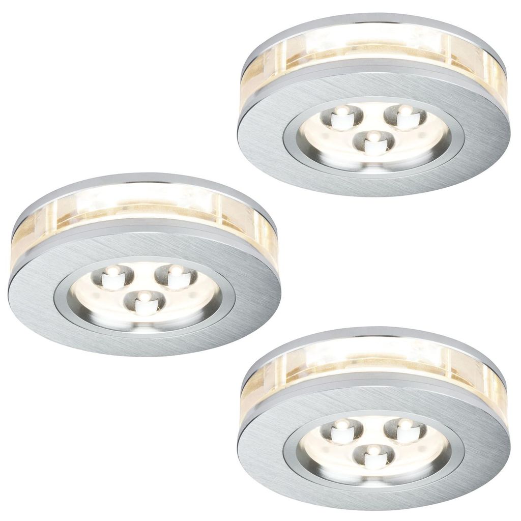 Paulmann Premium inbouwspotset Liro rond, LED, 3x3W, 350mA, Productafbeelding 