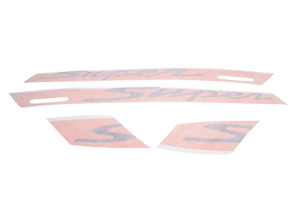 Kit déco Autocollant Super OEM Orange pour Vespa GTS Super Sport 85/B