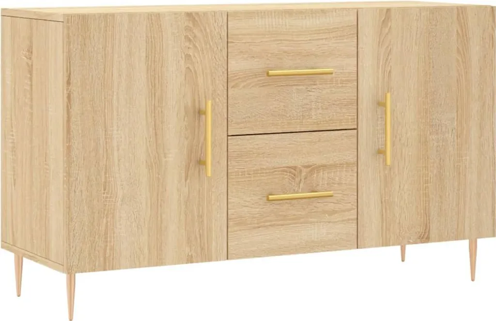 vidaXL Credenza rovere Sonoma 100x36x60 cm materiale a base di legno - 2