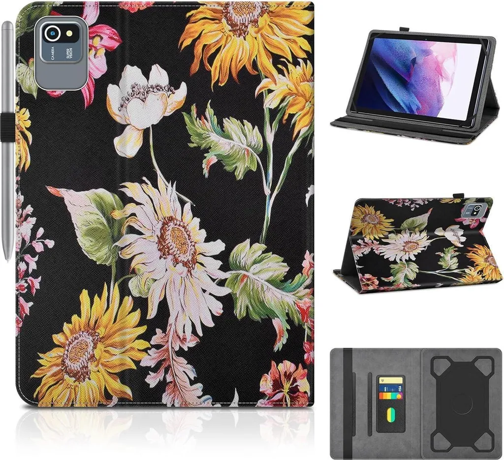 Housse Tablette Universelle 10 à 10,1 Pouces Étui de Protection Bleu