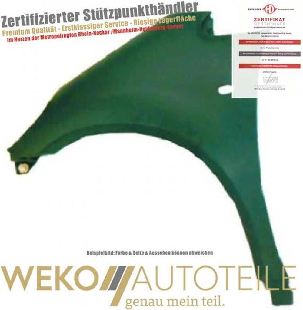 Diederichs Kotflügel li. DB W168, 97-04