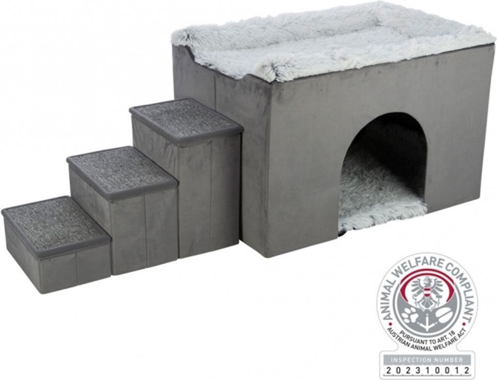 Trixie Höhle Harvey mit Treppe - 154 × 60 × 60 cm