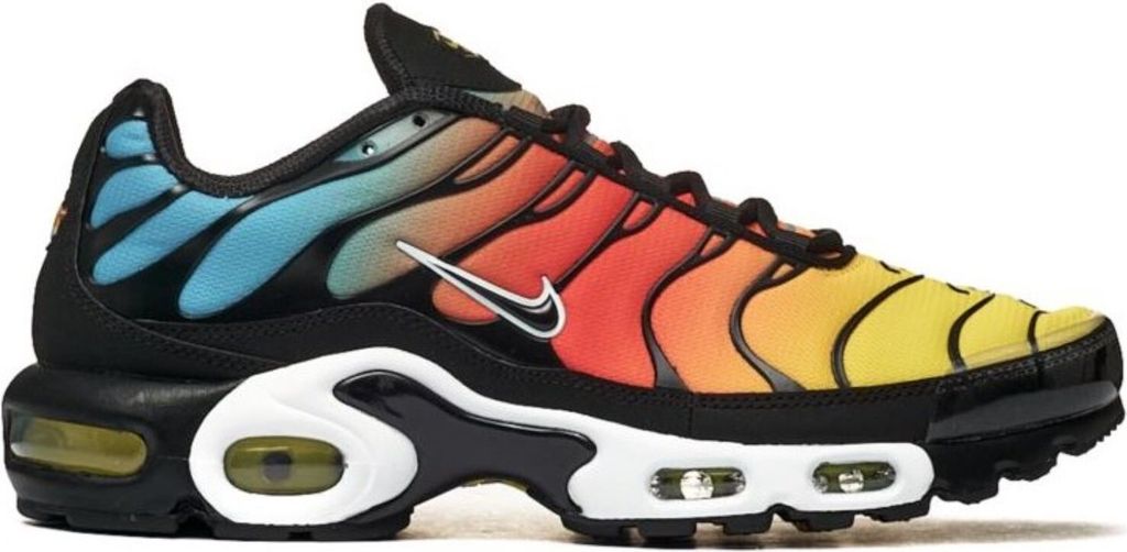 Nike TN Air Max Plus "Baltic Blue Safety Orange" Regenbogen, Größe: 44,5