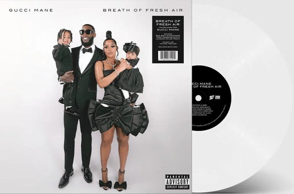 Double Vinyle Blanc Édition Limitée Gucci Mane Breath Of Fresh Air Neuf