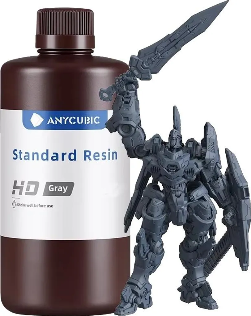 Résine pour imprimante 3D haute précision 10kg HD Gris grand format