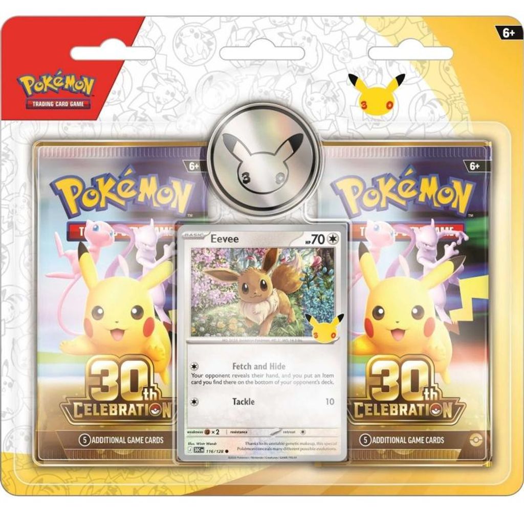 Asmodee Pokémon, confezione da 2 carte per il 30° Immagine del prodotto 