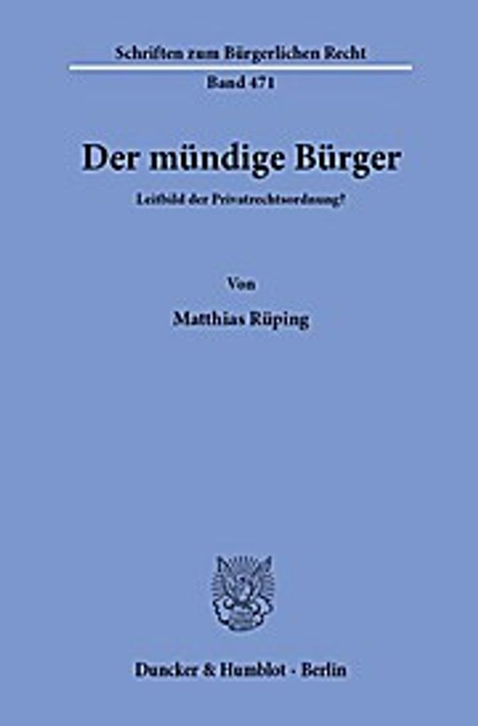 Der mündige Bürger