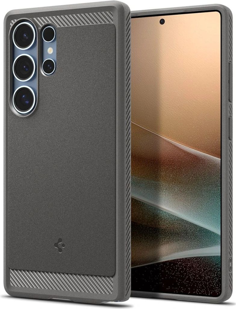 SPIGEN case RUGGED ARMOR MAG kompatibel mit MagSafe passend fr SAMSUNG S25 Ultra marble grey