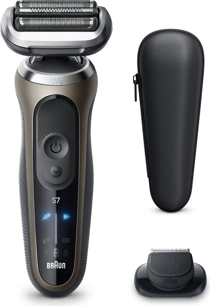 Braun Series 7 72-C1200s, Schwarz, Bronze, Edelstahl, Produktbild 