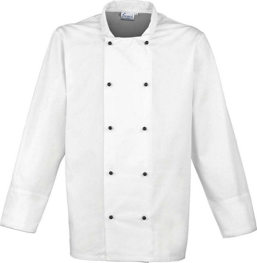 Premier - "Cuisine" Kochjacke für Herren/Damen Unisex PC6710 (XS) (Weiß)