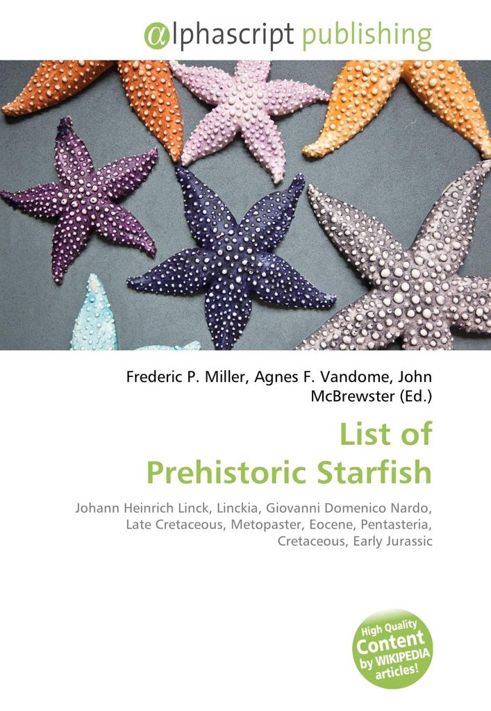 List of Prehistoric Starfish