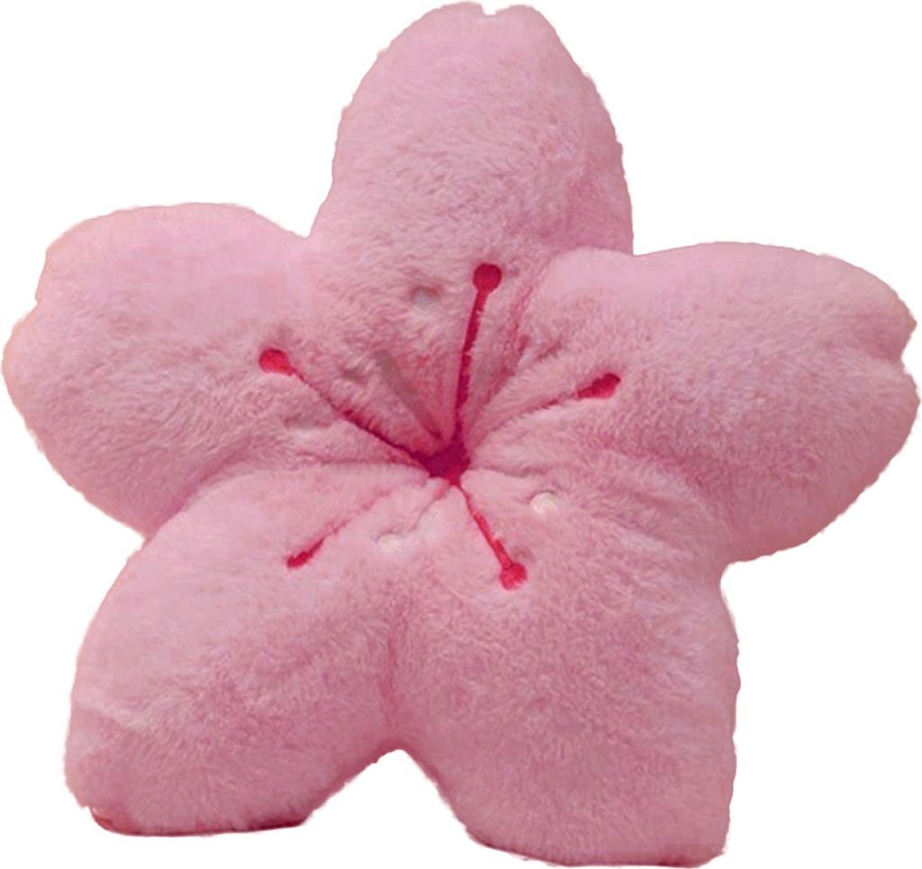 Bodenmatte Kissen weiche Textur breite Anwendung PP Baumwolle Kirsch Blütenformular -Stuhlpolster Kissen Haushaltsdarstellungen-Rosa