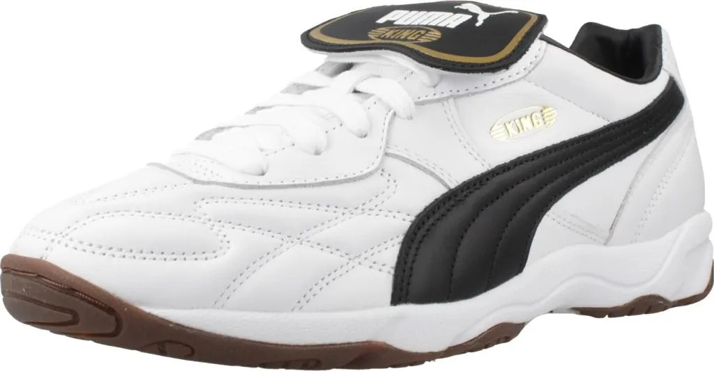Puma Yellow King Indoor Blanc : Basket Homme pour Salle de Sport
