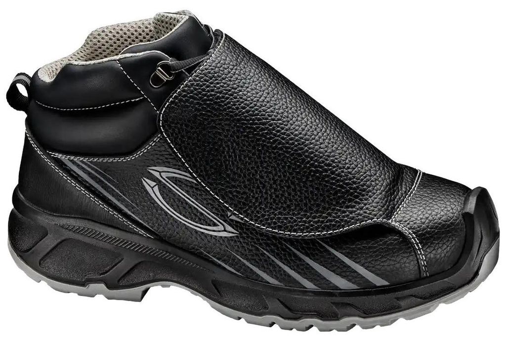 Sir Safety METATARSO Sicherheitsstiefel S3S mit Mittelfußschutz und Fiberglaskappe, 40, Schwarz