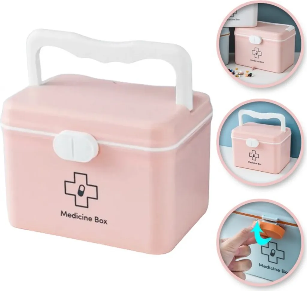 Flamenco Mystique CB28R Portapillole Rosa - Organizer Farmaci 7 Giorni