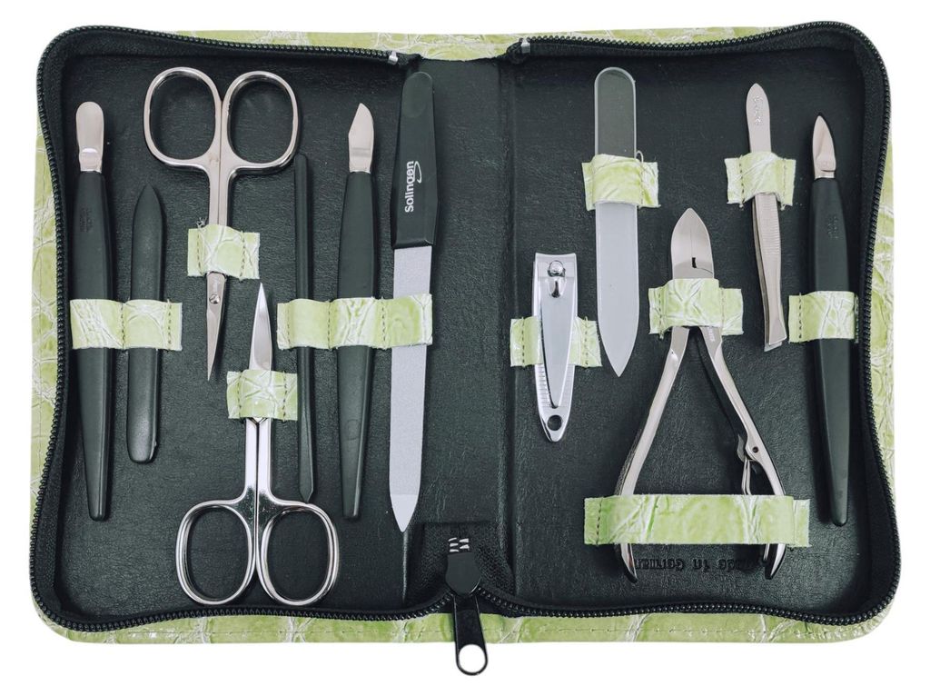 Set da manicure Solingen* da 12 pezzi con astuccio in pelle Immagine del prodotto 