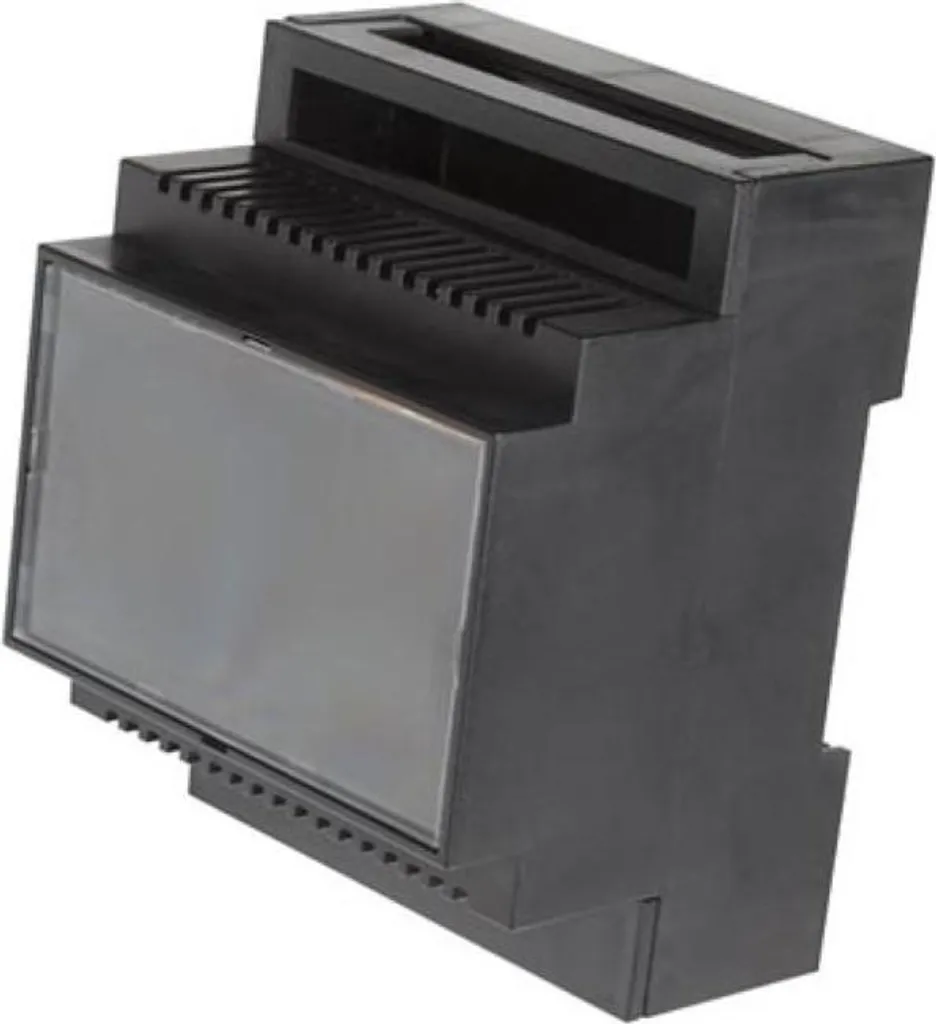 Alloggiamento Per Guida Top-Hat Con Fessure Di Ventilazione - 4 Moduli