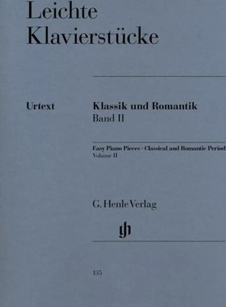 Partition Piano Leichte Klavierstücke Vol 2 - Sélection Classique