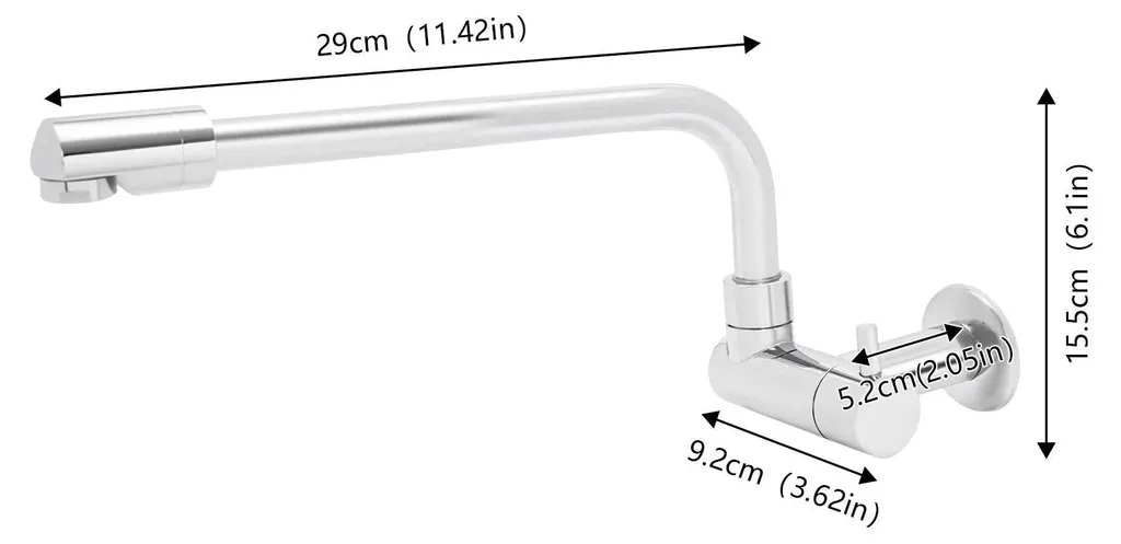 Mitigeur de cuisine en laiton gris avec bec rotatif et commande précise