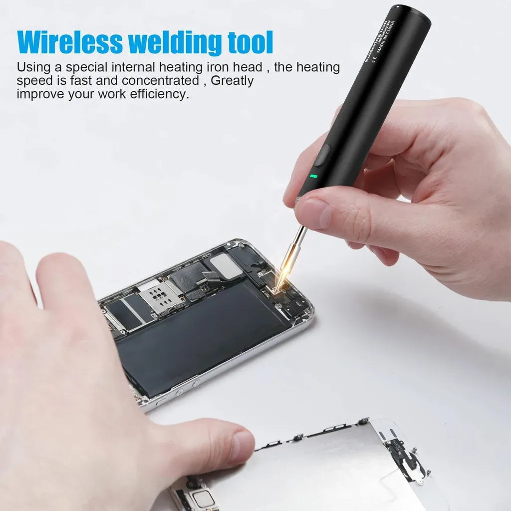 Fer à souder pour électronique sans fil 15W USB - Idéal micro soudures - 7