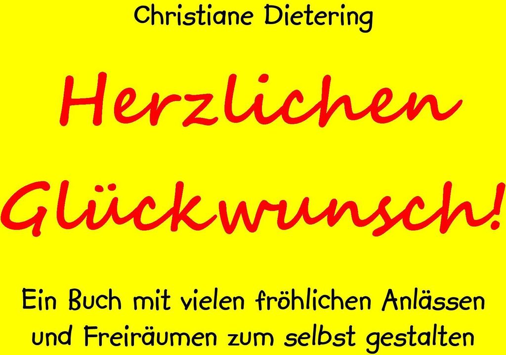 Herzlichen Glückwunsch!
