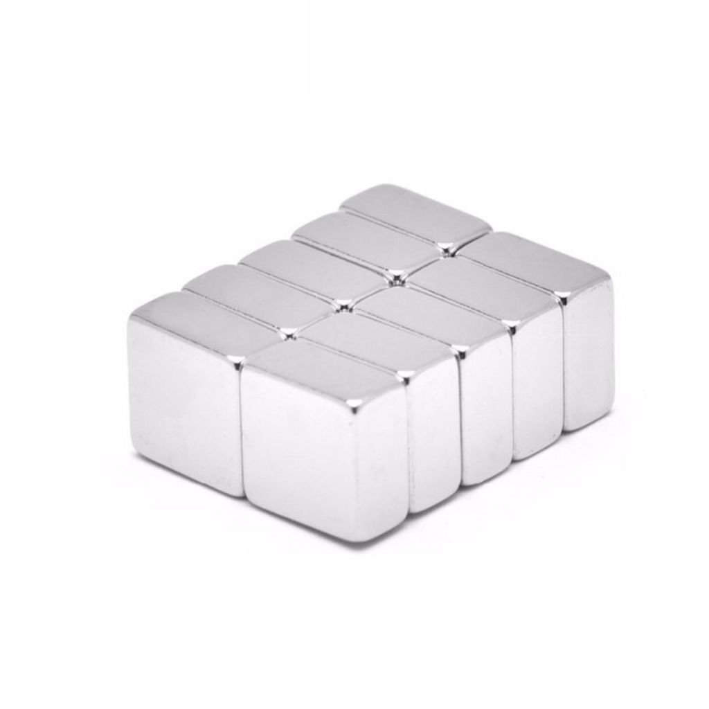 Magnes neodymowy w kształcie prostopadłościanu 10 x 10 x 5 Zdjęcie produktu 
