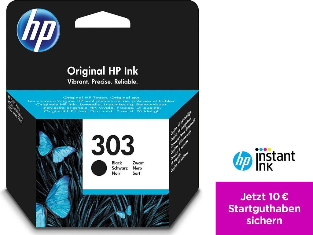 Czarny wkład atramentowy HP T6N02AE nr 303 Zdjęcie produktu 