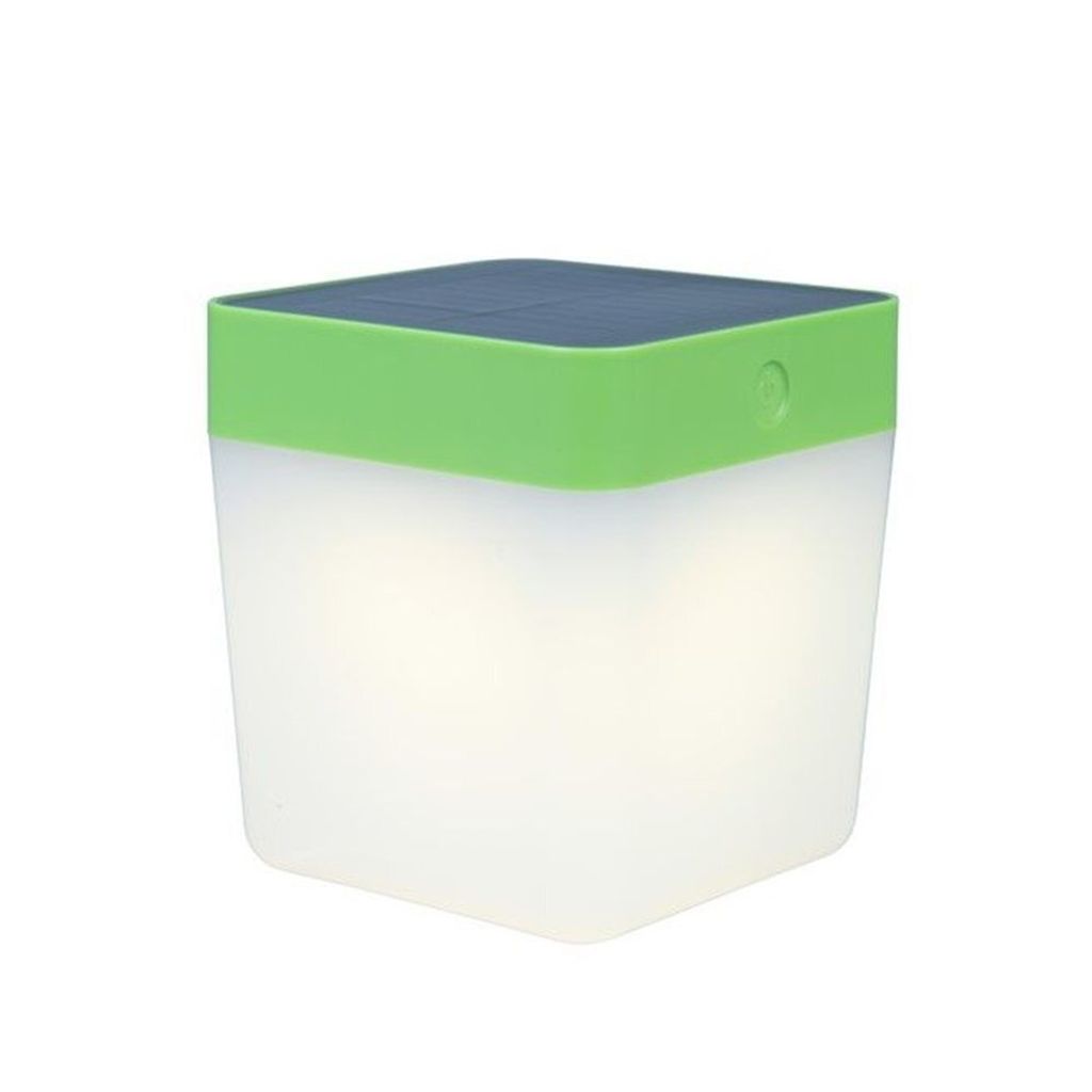 Vonkajšia prenosná lampa TABLE CUBE - SOLAR green Lutec Obrázok produktu 